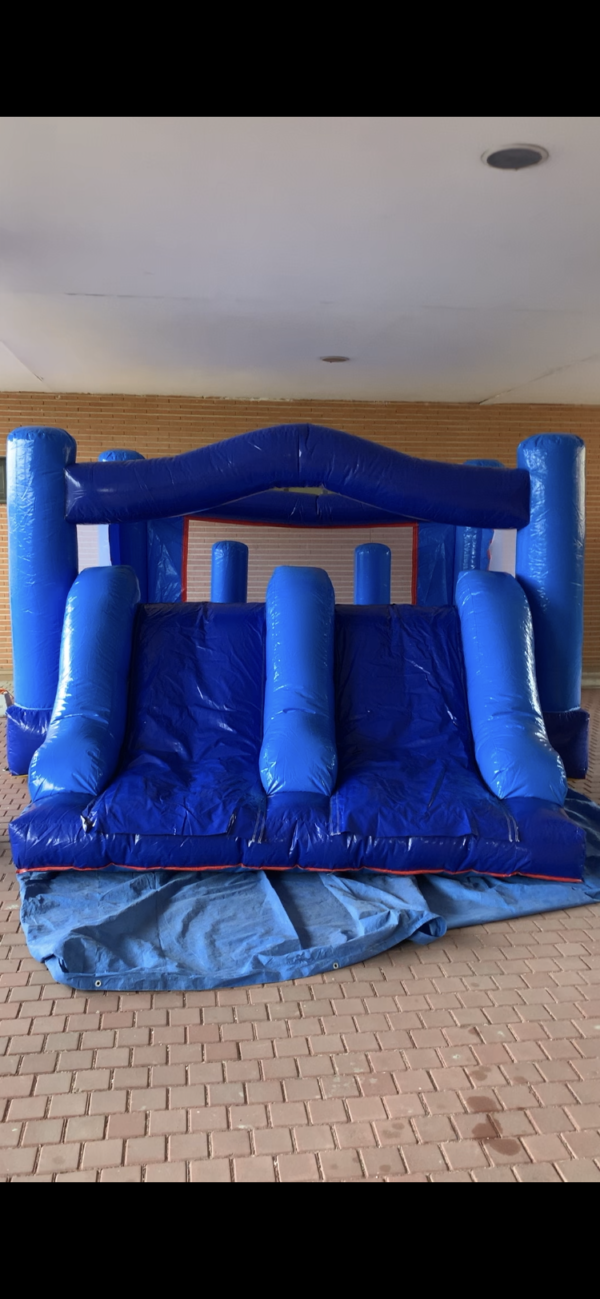 Castillo Hinchable Valencia Tobogan Azul